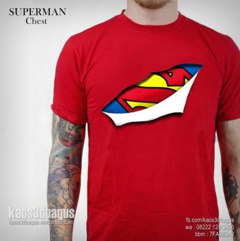  Kaos  3D SUPERMAN Kaos  Superhero 3D KAOS  3D BAGUS