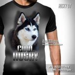 Kaos HUSKY 04, Kaos Anjing Siberian Husky, COOL HUSKY