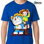 Kaos Doraemon Nobita Cowboy