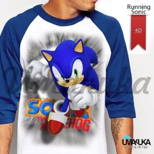 KAOS SONIC - Grosir Kaos Karakter - 4D Running Sonic
