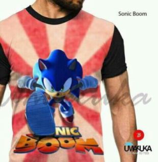 KAOS Sonic - Grosir Kaos Karakter - SONIC Boom