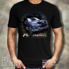KAOS MOBIL FORTUNER - Kaos TOYOTA FORTUNER Community Indonesia - GREY FORTUNER 2